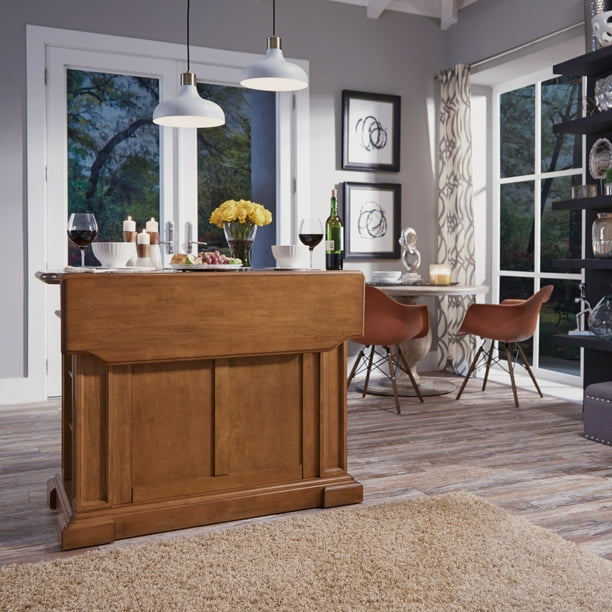 Homestyles Americana Brown Kitchen Island Com Homestyles Americana Brown Kitchen, Brown Kitchen Island