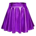 thumbnail image 2 of Maoxin Skirt for Women Women's Sexy Stage Pleated Skirt ,Purple,S, 2 of 8