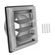 thumbnail image 4 of Cubierta de ventilación para secadora de 4 pulgadas con persianas exteriores de malla, cubierta de ventilación metálica para conductos de aire, ideal, 4 of 9
