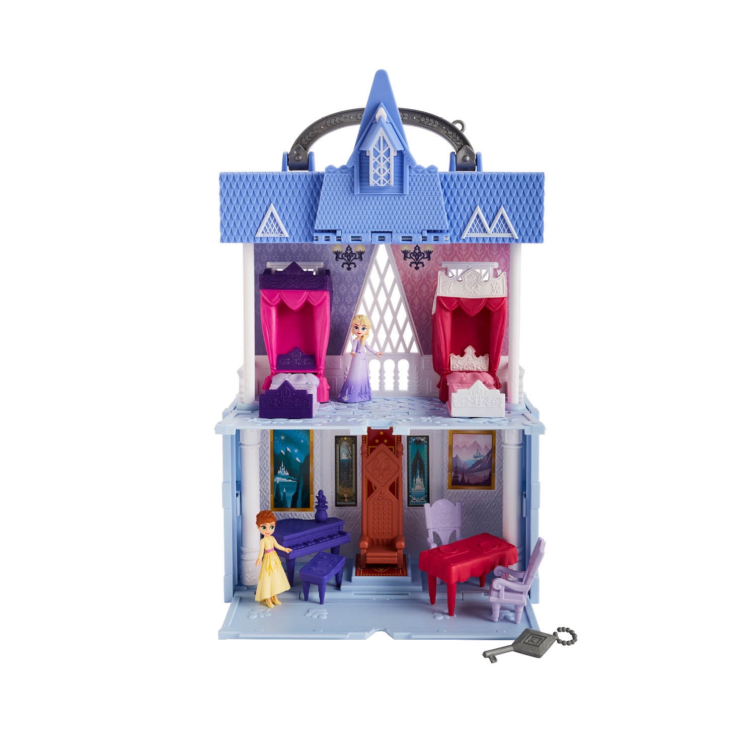 Disney Frozen 2 Portable Pop-up Arendelle Castle Playset, Includes Elsa and  Anna