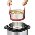thumbnail image 3 of Baohd 2Pcs Oeuf Steamer Rack Anti-scalding Multifonctions Sling Résistant Silicone Bakeware Home Levage Accessoires Orange, 3 of 6