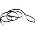 thumbnail image 1 of 3/8" Single-Ply Nylon 6' Training Dog Leash-Black, 1 of 2