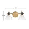 thumbnail image 5 of Hinkley Lighting - Argo - 2 Light Bath Vanity In Industrial and Scandinavian, 5 of 13