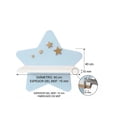 thumbnail image 4 of Repisa Infantil Estrella Pared Mdf Decorativa Habitación Niña Niño Azul/dorad, 4 of 4
