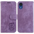 thumbnail image 2 of Compatible with Samsung Galaxy A03 Core Embossed Cute Tiger Flip Folio Wallet Case Card Pocket Holder Cover, 2 of 5