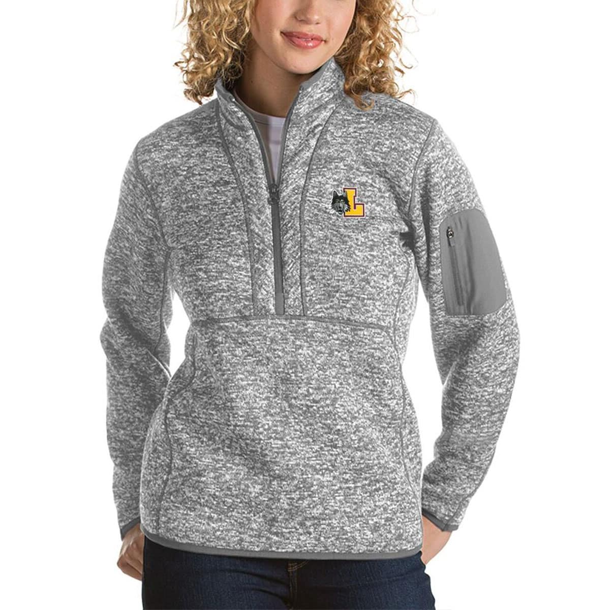 Loyola Chicago Ramblers Antigua Women's Fortune HalfZip