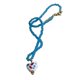 thumbnail image 1 of Gargantilla con colgante de corazón de amor shaofei con cadena de clavícula con cuentas de cristal Rosa y azul, 1 of 5