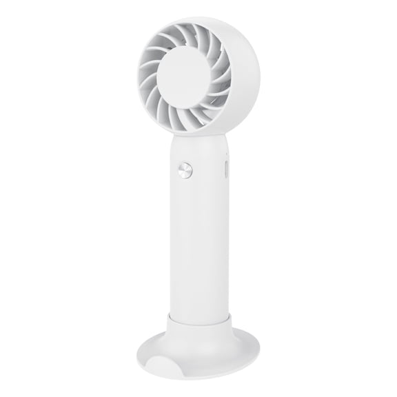 Byujiro Handheld Mini Fan with Detachable Base USB Rechargeable Quiet Personal Cooling Fan Portable Small Fan for Desk, Office, Travel & Summer Outdoor Use