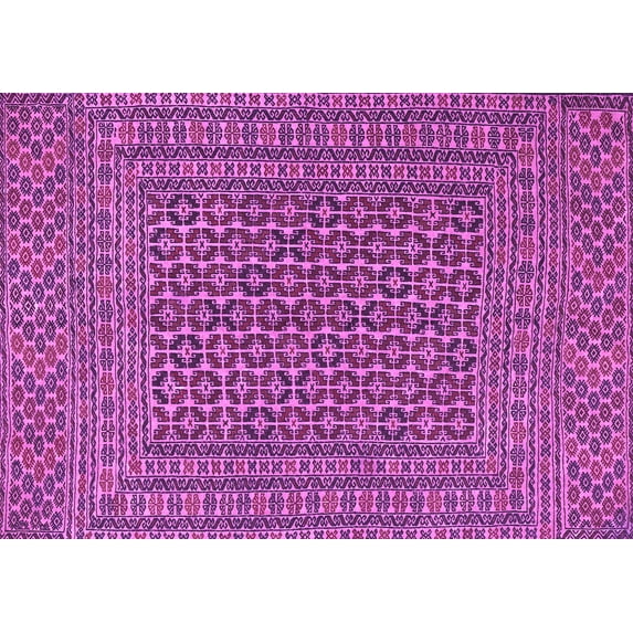 Ahgly Company Indoor Rectangle Persian Purple Traditional Area Rugs, 6' x 9'