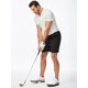 thumbnail image 5 of Pantalones cortos JMIERR Slim Fit Chino de 18 cm de entrepierna para hombre, color negro S, 5 of 9
