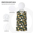 thumbnail image 3 of Honeii Bear Sunflower print basktball shirt for men and women, Unisex basketball jersey for Theme party-Large, 3 of 6
