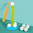 thumbnail image 6 of BJBSJSZ T Ball Set - Toddler Tball Set for Kids 3-5 with 20" Batting Tee - Baseball Tee, 9 Soft Baseballs for Kids, Plastic Baseball Bat - Outdoor Toys for Kids Ages 3-5 Years Old, 6 of 6