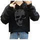 thumbnail image 1 of Sudadera con capucha informal de cuello redondo y manga larga con calavera de algodón para hombre Fridja fhghd2980, 1 of 8