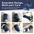 thumbnail image 5 of Body Heating Pad for Multiple Parts, Wearbale Heated Wrap Around Strap, Extra Long Heating Pad for Foot Leg Hand with 3 Heat Settings, 78" Power Cord, 45 x 4in, Blue, 5 of 11