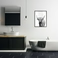 thumbnail image 3 of Stupell Industries Cattle Bathroom Splash Animals & Insects Painting Black Framed Art Print Wall Art, 24 x 30, 3 of 9