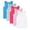 Multicolor-3, variant on Girls Camil Girls 5-Pack Sleeveless Cotton Tank Tops, Basic Racerback Tees for Everyday 90-160cm