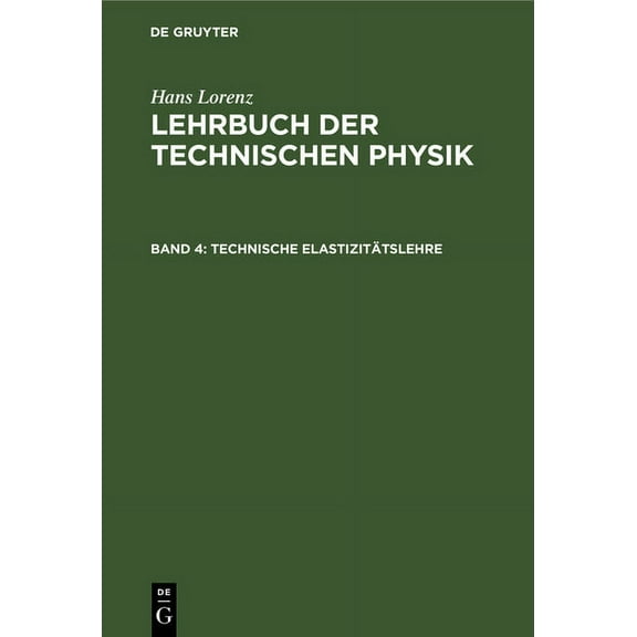Technische Elastizitätslehre, (Hardcover)