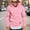 Pink, variant on WILLBEST Mens Hoodies Zip Up Men Solid Color Drawstring Hooded Pocket Leather Label Casual Hoodie Business Comfortable Loose Trendy Hoodie