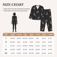 thumbnail image 6 of Disketp Pajamas Set Long Sleeve Sleepwear Womens Button Down Nightwear Pj Sets-Christmas Deers, 6 of 9