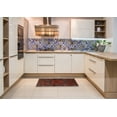 thumbnail image 6 of Ahgly Company Machine Washable Indoor Square Traditional Dark Red Area Rugs, 8' Square, 6 of 7
