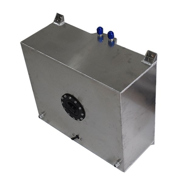 20 Gallon 80L Lightweight Polished Aluminum Race Drift Fuel Cell Tank Level Sender