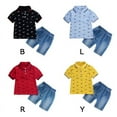 thumbnail image 3 of Summer Baby Boy Adorable Animal Printed Short Sleeve Shirt Blouse Shorts Casual Outfits Clothes, 3 of 3