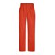 thumbnail image 4 of Ceisia Men's Solid Color Cotton-Linen-Like Double Pleated Casual Pants, Loose Straight Leg Trousers for Men Orange L Gifts, 4 of 6
