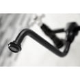 thumbnail image 4 of Kingston Brass KS1210PX Heritage Double-Handle Wall Mount Bathroom Faucet, Matte Black, 4 of 8