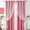 Pink [star cloth + yarn], variant on Pink Star Hollow Out Double Layer Curtains Blackout for Bedroom Window (1 Panels)