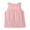 Pink, variant on Odeerbi Baby Toddler Girls Tank Top Kids Cotton Linen Vest Summer Candy Color Vest Pink
