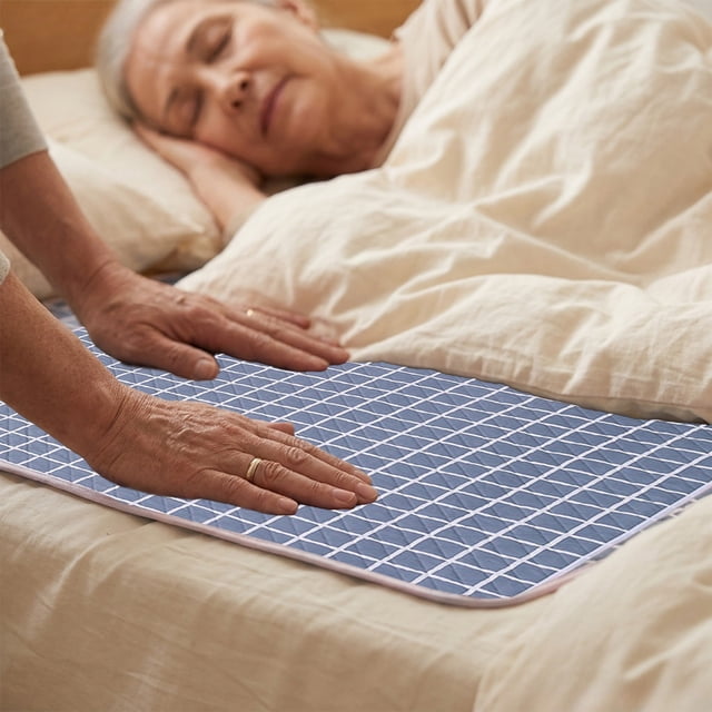 Alèse d'Incontinence Lavable et Imperméable Antidérapante, Protège-Lit Absorbant, Anti-Fuite, Réutilisable, Housse de Matelas Respirante, Protection Robuste pour Personnes Âgées, Post-Partum, Soins Infirmiers, Usage à Domicile