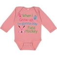 thumbnail image 3 of Inktastic Future Field Hockey Player Boys or Girls Long Sleeve Baby Bodysuit, 3 of 5
