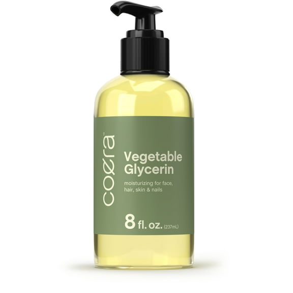 Vegetable Glycerin | 8 fl oz | Moisturizing Oil for Face, Hair, Skin & Nails | Free of Parabens, SLS, & Fragrances