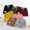 thumbnail image 3 of Toddler Baby Boys Girls Solid Color Summer Sport Jogger Active Shorts Pants, 3 of 4