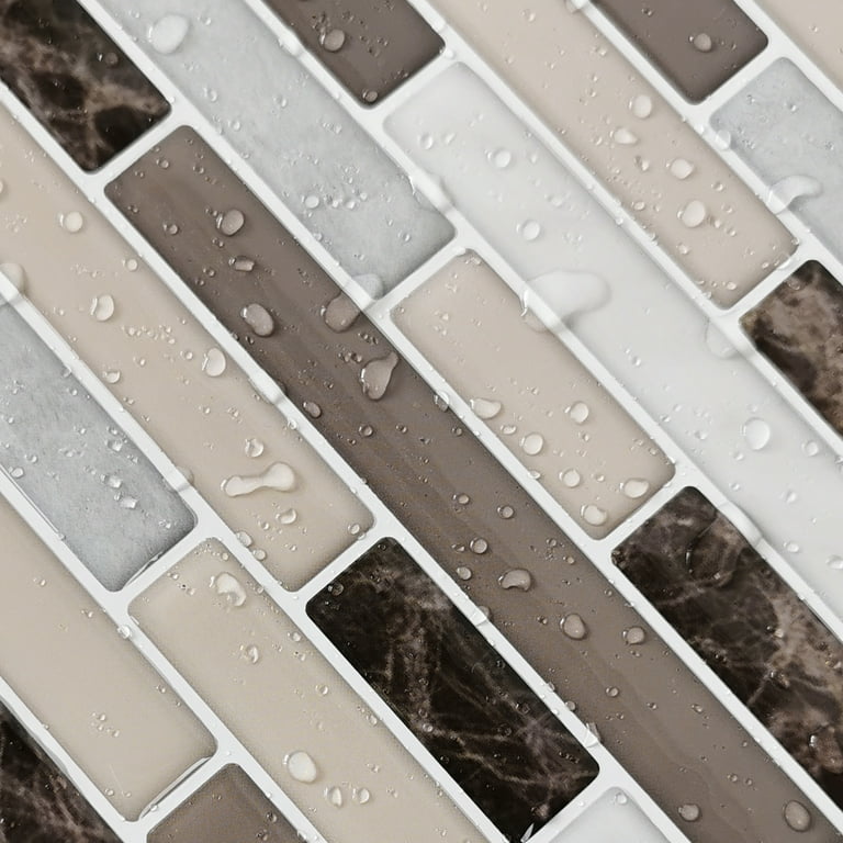 Art3d Marble Beige 12 in. x 12 in. Peel and Stick Wall Tile Backsplash (10-Pack) Art3d Marble Beige 12 in. x 12 in. Peel and Stick Wall Tile Backsplash (10-Pack)
