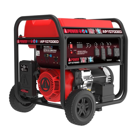 A-iPower 10700W Electric Start Portable Generator Gas Propane, CO Sensor