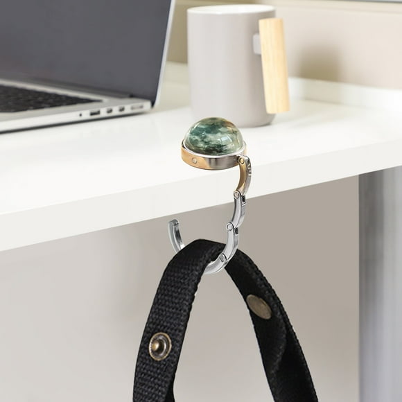 Luminous Glass Hooks Fluorescent Cosmic Glass Schoolbag Hooks Folded Bag Hooks Hooks For Deskside Hooks Student Gifts