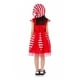 thumbnail image 3 of Traje de Papá Noel para niñas, disfraz de Navidad, disfraz de fiesta de cosplay, top, pantalones, sombrero, 2 piezas, trajes rojos, 5 a 6 años, 3 of 7