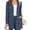 C4-Navy Blue, variant on SHOWMALL Women's Button Down Cardigan Long Sleeve Sweater, Gray Stripe M Soft Ribbed Knit Open Front Sweater with Pockets for Fall Winter