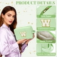 thumbnail image 3 of Gynky Makeup Bag Toiletry Bag Organizer Personalized Initial Make up Cosmetic Bags Travel Essentials for Birthday Christmas Girl Women Girlfriend Teacher Valentines Day Gifts, 3 of 9