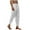 White, variant on lmcalzta Plus Size Linen Cotton Elastic Waist Athletic Lounge Pants with Pockets Breathable Beach Trousers with Pockets(S-5XL)