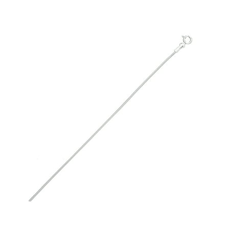 1 Mm Snake Chain - Sterling Silver 1mm Snake Italian Chain Necklace, 18