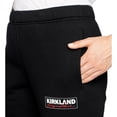 thumbnail image 2 of Kirkland Signature Ladies' Relaxed Fit Logo Jogger Black Size L, 2 of 4