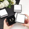 thumbnail image 3 of 16 Pcs 3.03" Cardboard Jewelry Boxes White Paper Boxes Set Storage Boxes with Sponge Mat for Bracelet Necklace Earring Pendants Jewelry 7.7x7.7x3.6cm for DIY, 3 of 6