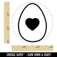 thumbnail image 2 of Heart in Egg Rubber Stamp for Scrapbooking Crafting Stamping - Small 3/4 Inch, 2 of 7