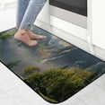 thumbnail image 4 of Shiartex Mountain Lake Trees Low-Profile Floor Mats, Front Door Mat for Home Entrance Outside Entry, Burlap Felt Material, UV Resistant, Stain Resistant, All Seasons Use, Easy to Clean 19.68*47.24 in, 4 of 6