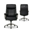 thumbnail image 2 of La-Z-Boy Nova High Back Modern Faux Leather Executive Office Chair in Black, 2 of 8