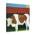 thumbnail image 2 of Calves in Art Deco - Canvas, 2 of 10