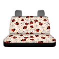 thumbnail image 6 of POLERO Ladybug Daisy Theme Car Seat Covers Back Seat for Dogs, 2 Pieces Back Seat Protectors Non-Slip Stretch Rear Bench Seat Covers, 6 of 7