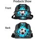 thumbnail image 5 of Bolsa de almuerzo con balón de fútbol 3D para niños, lonchera con aislamiento de fútbol, bolsa de comida a prueba de fugas con aislamiento reutilizable, lonchera con correa de hombro extraíble, 5 of 7